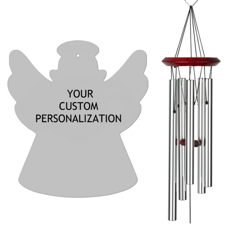 Angel Wind Chimes Personalized Memorial Wind Chimes Urn Wind Chimes