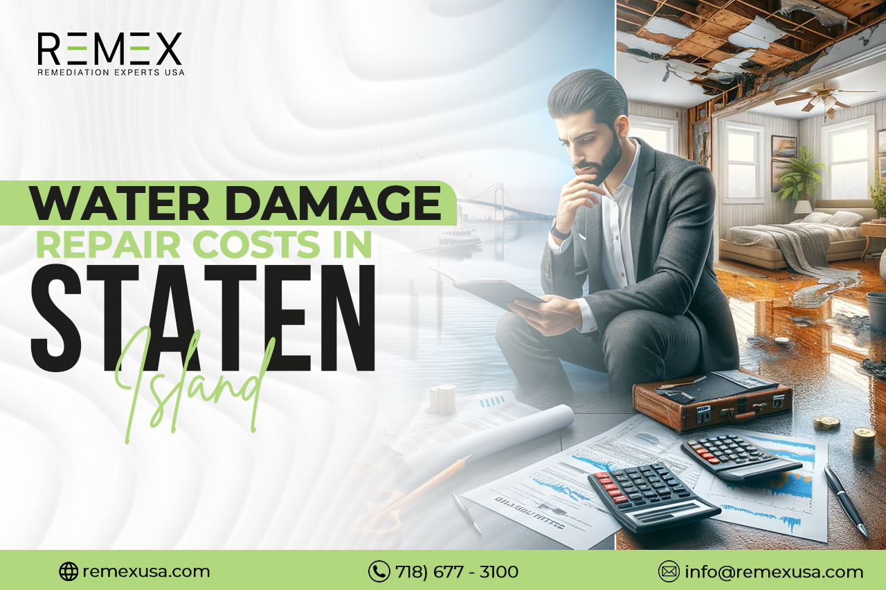 Water Damage Repair Costs In Staten Island Remex USA