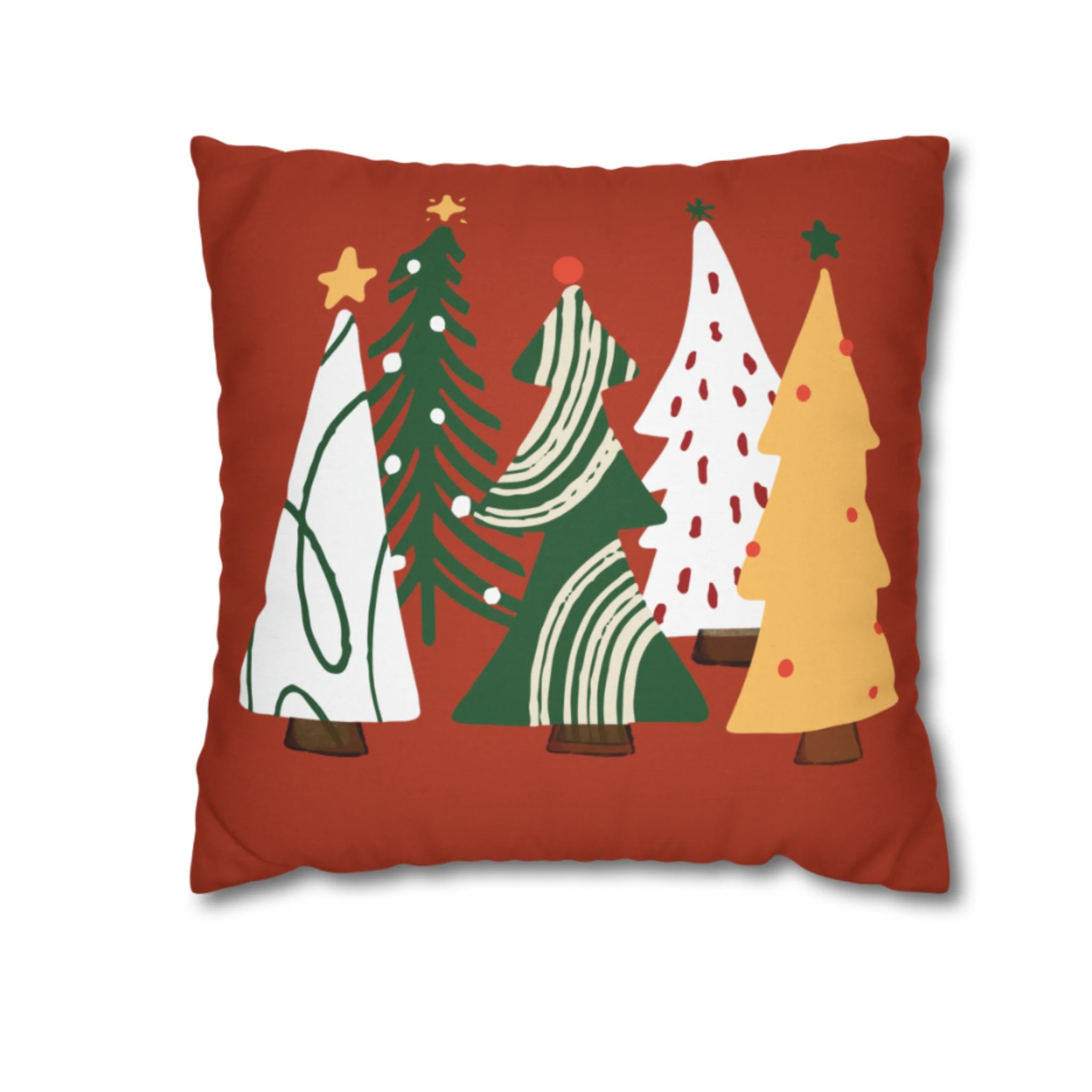 Christmas Pillow Covers, Cute Square covers, Oversize Designs, Holiday