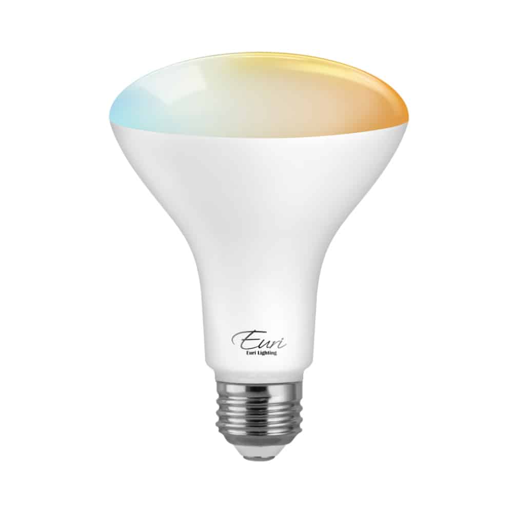 Euri Lighting BR30 / Smart WiFi LED Light Bulb / Dimmable / 9.5W / 120