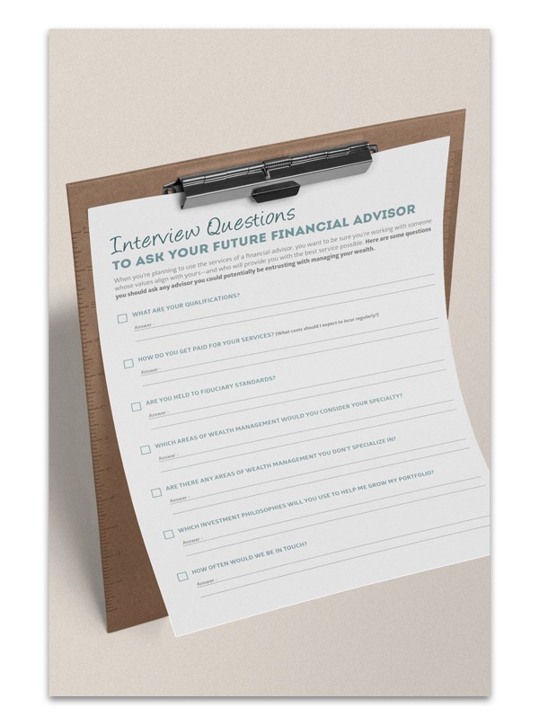 Lead Interview Questions for Your Financial Advisor