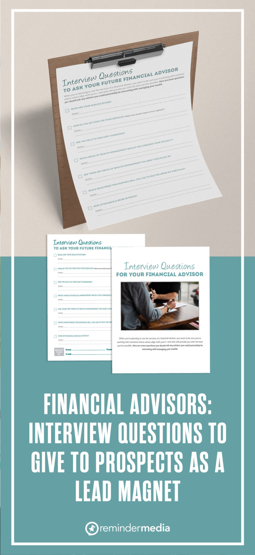 Lead Interview Questions for Your Financial Advisor
