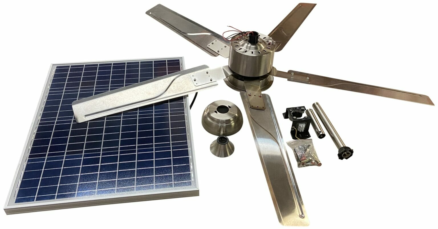 Outdoor Solar Ceiling Fan | Remington Solar