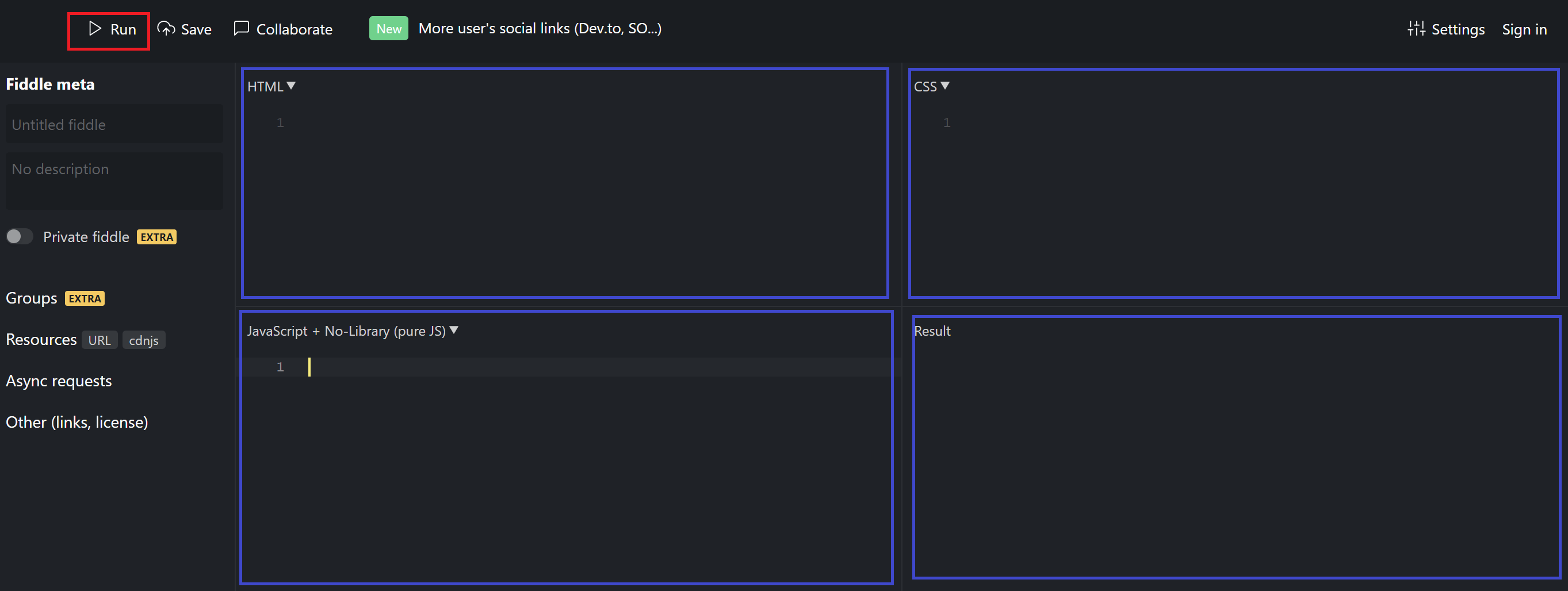 「jsFiddle」で簡単にコード動作確認【登録不要】 ReMIXのブログ