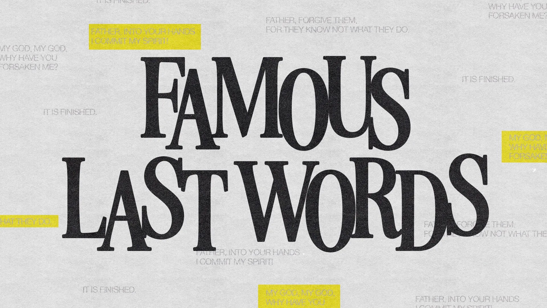Famous Last Words Remix Church Media