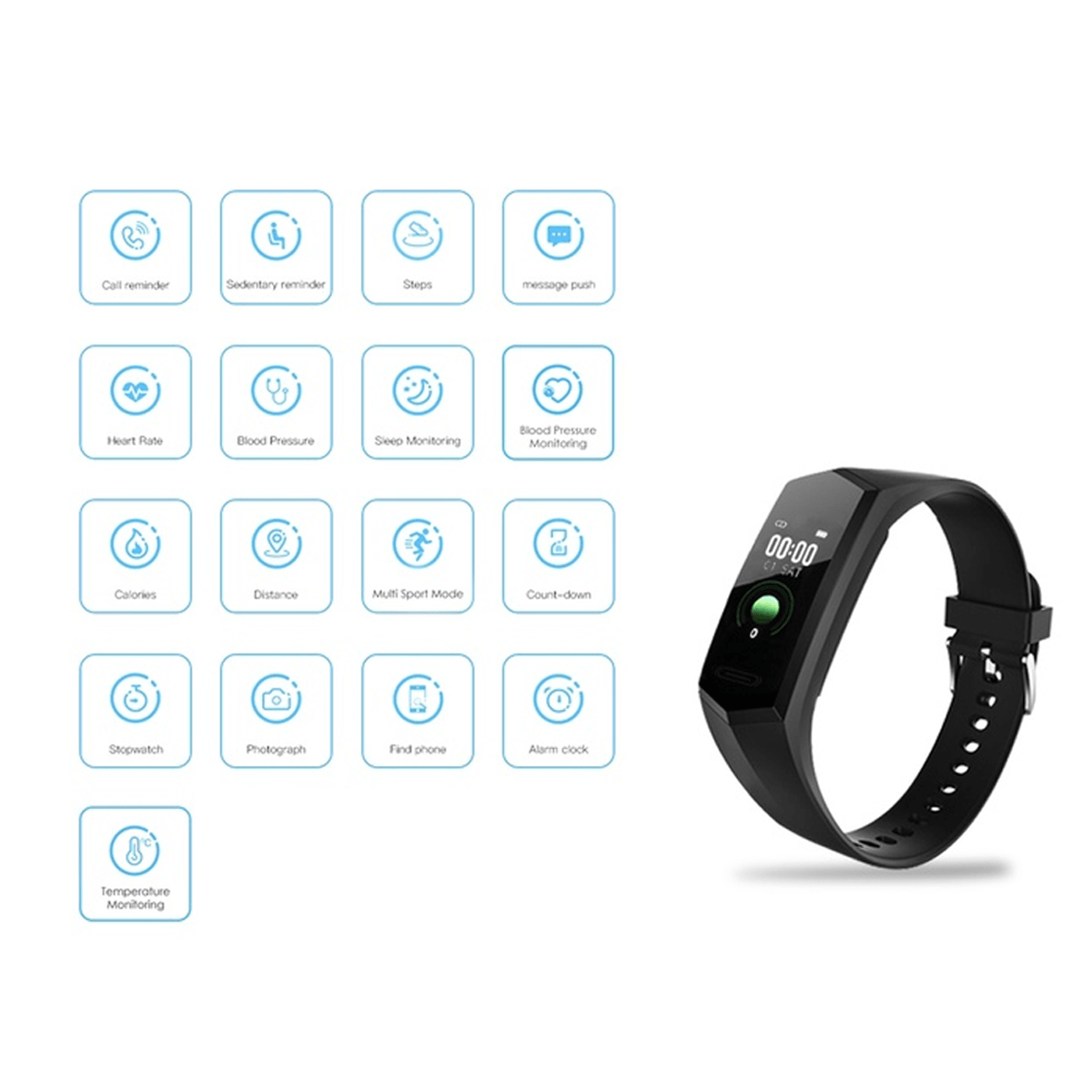 Smart Fitness Tracker Watch V17S Remix Technologies Sdn. Bhd.