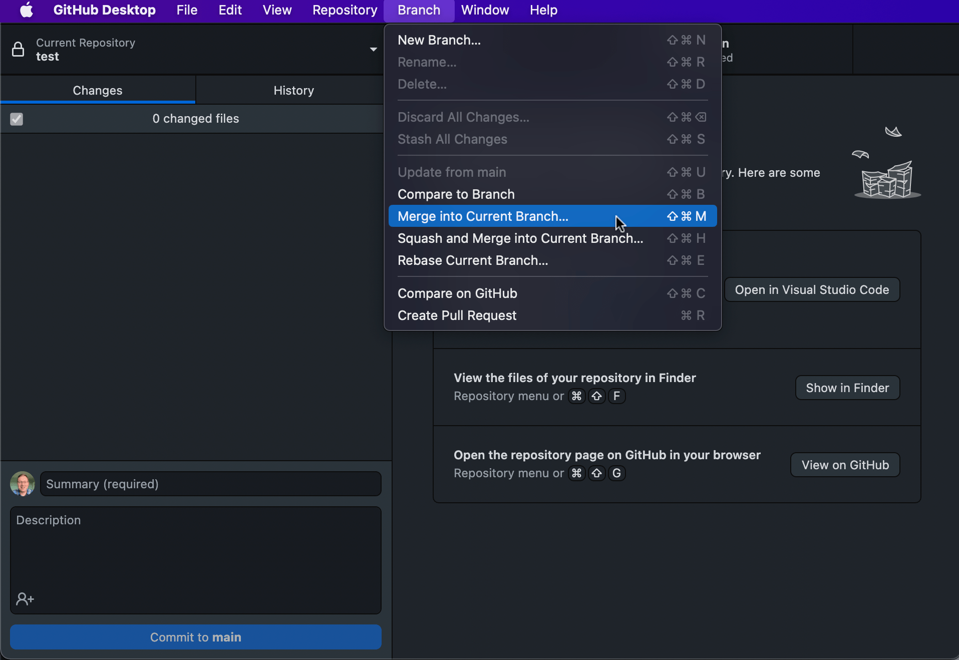 Github Squash And Merge Into Current Branch at Simon Greene blog