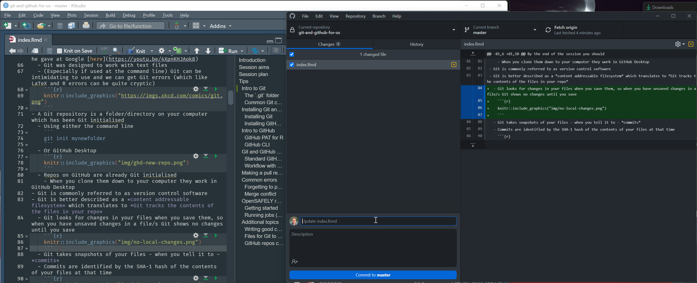 Tips for using Git and GitHub 1 Intro to Git