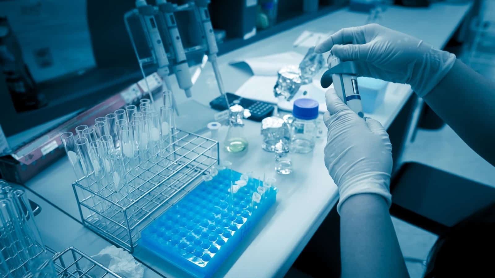 scientist working in the lab,Experiment for customer,Using the formula