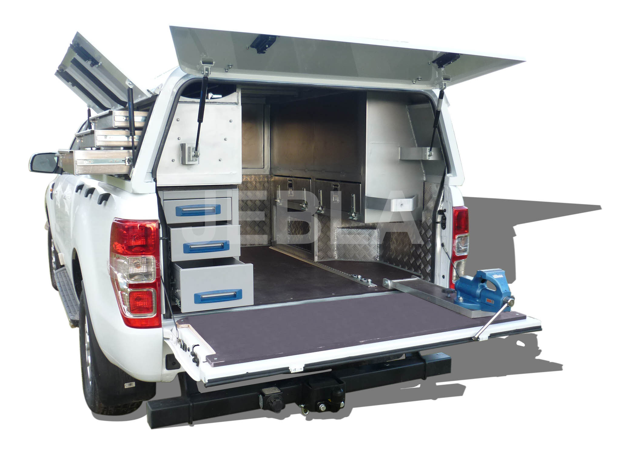 Towbox y cajones para pickups http//remolquesjebla.es