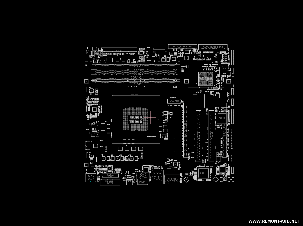 GIGABYTE GAZ270MD3H REV 1.0 , 1.01 BoardView (.TVW) Схемы и Service Manual Другая