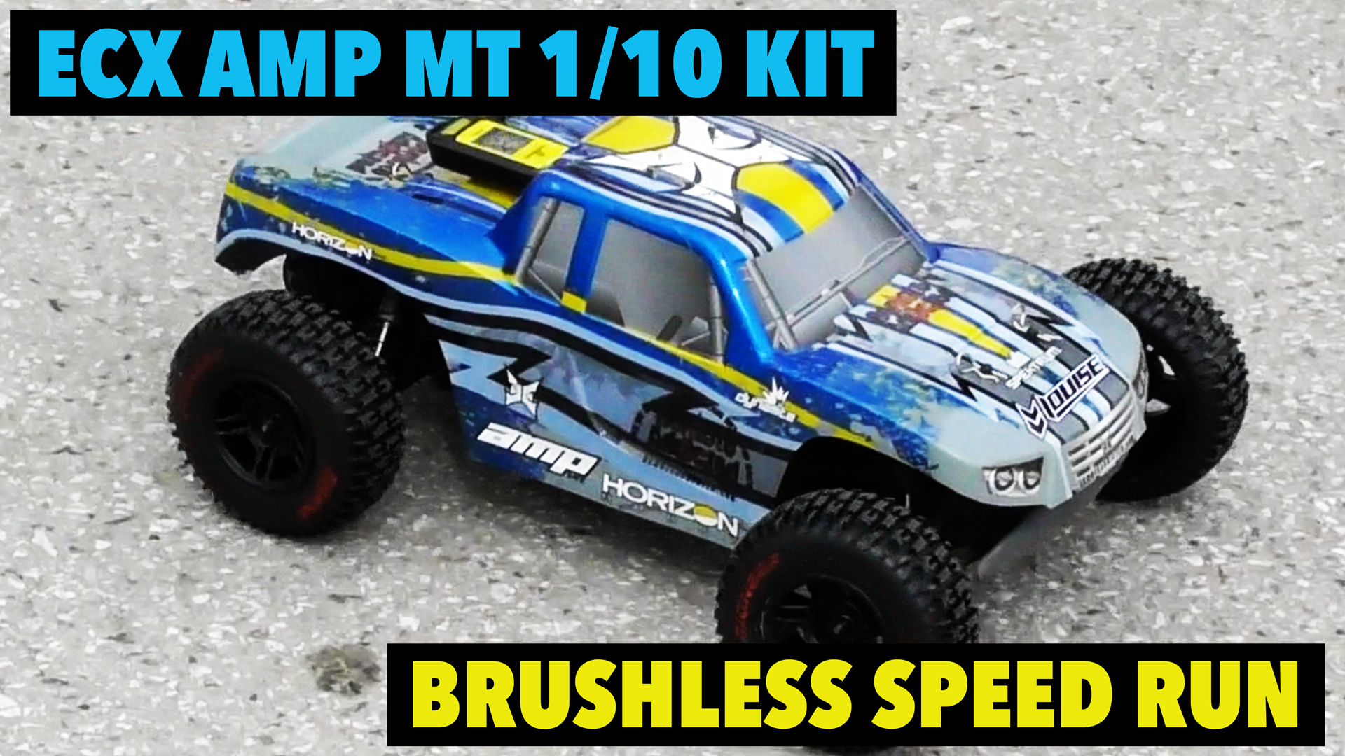 ECX AMP MT Kit Brushless Speed Run (2S and 3S) Remote Addicted
