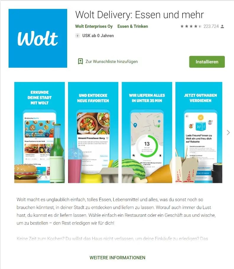 Wolt in Berlin Liefergebiete, Gutscheine und Öffnungszeiten