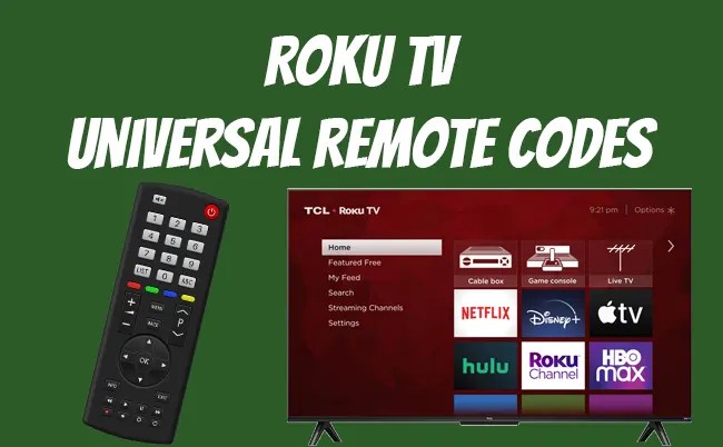 Universal Remote Codes For Roku TV And Stick