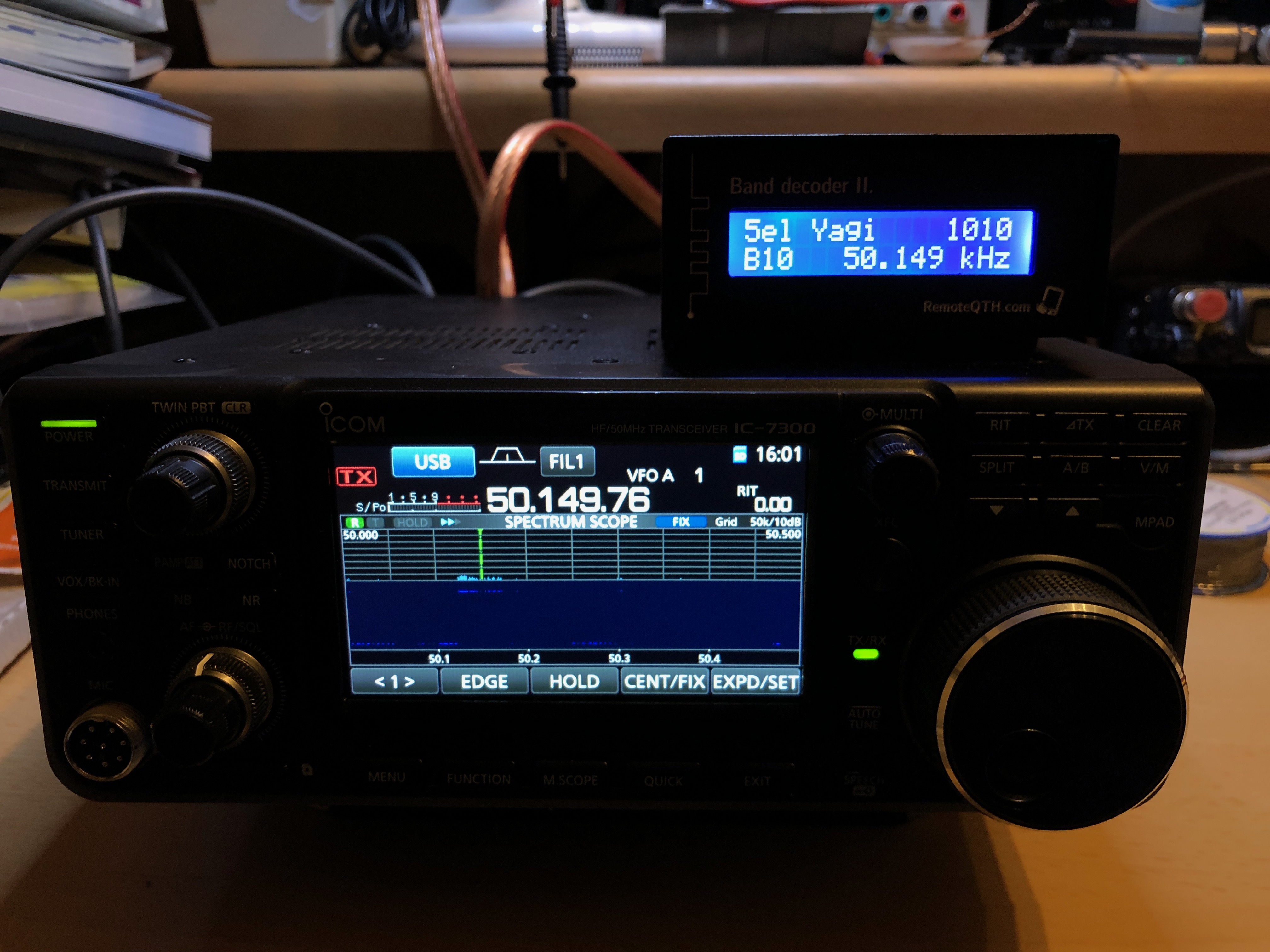 RemoteQTH Band decoder with another TRX control output for Arduino
