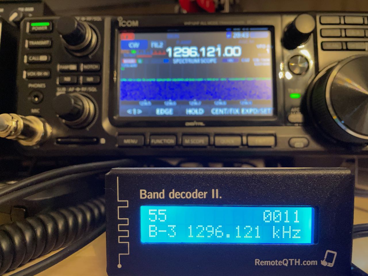 RemoteQTH Band decoder with another TRX control output for Arduino