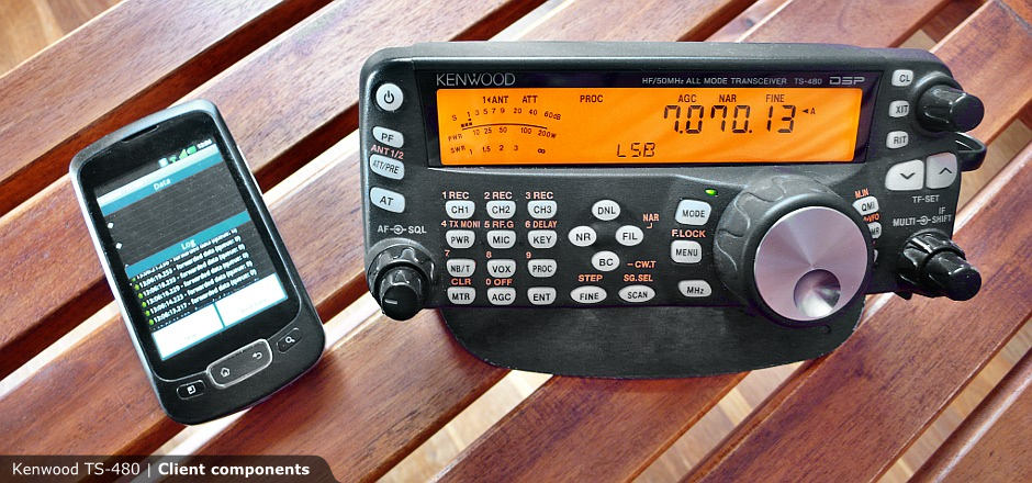 Ultra portable remote Kenwood TS-480