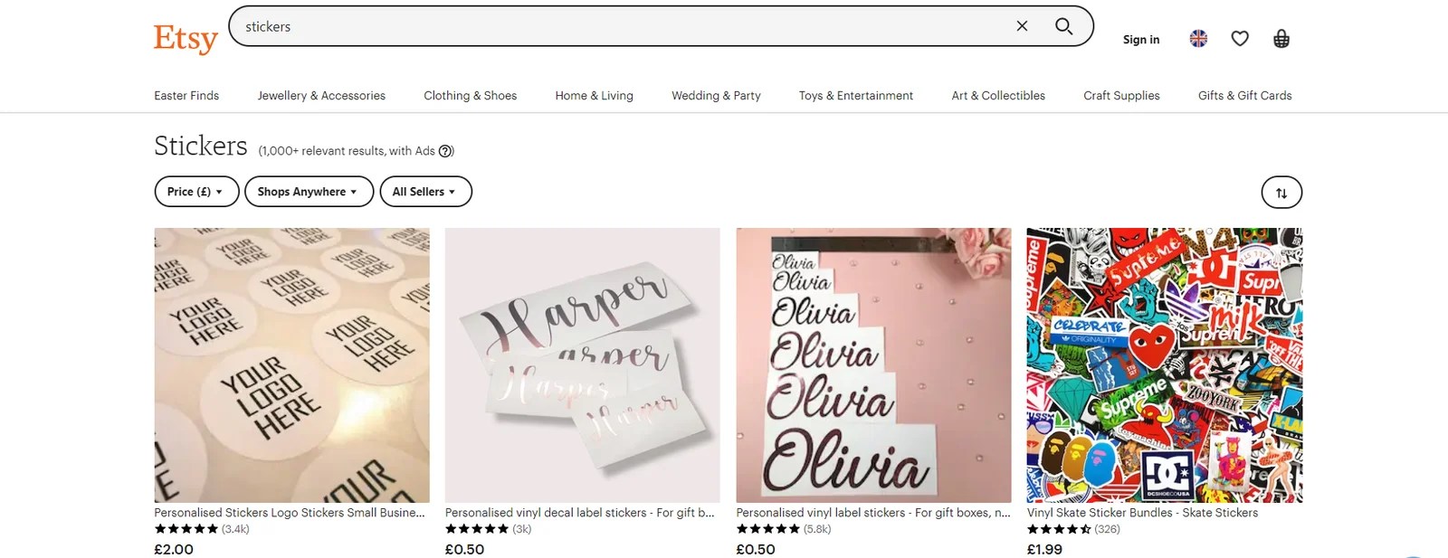 How to Make Money Selling Stickers on Etsy (1,000+ a Month)