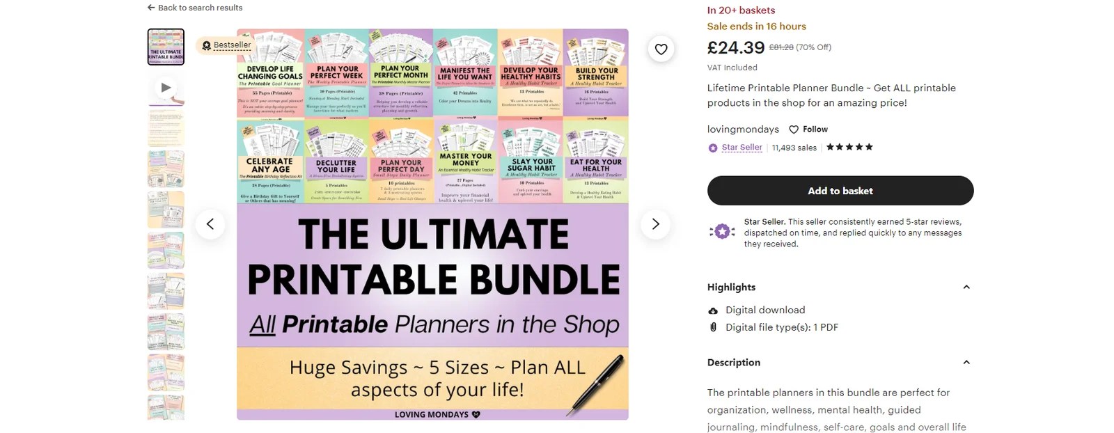 planner bundle