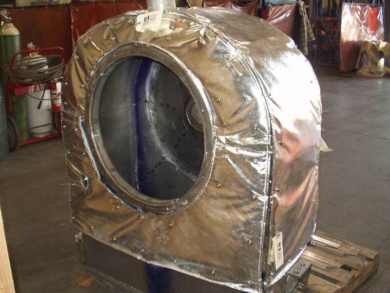 Removable Insulation Blankets for Turbines on Firwin Corp.
