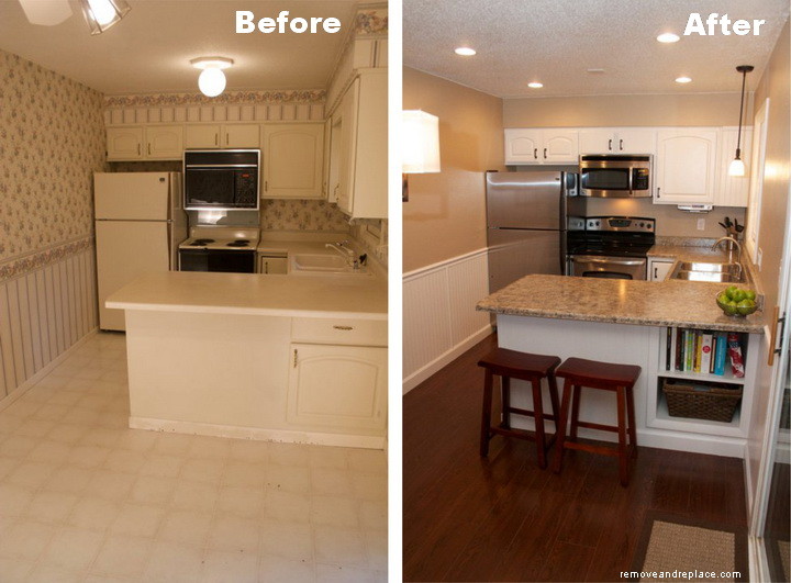 29 awesome galley kitchen remodel ideas a guide to makeover your kitchen galley kitchen remodel a galley kitchen is a household kitchen design 1960 s small galley kitchen remodeled before and after houzz. Beautiful Kitchen Remodel On A Budget - Before and After ...