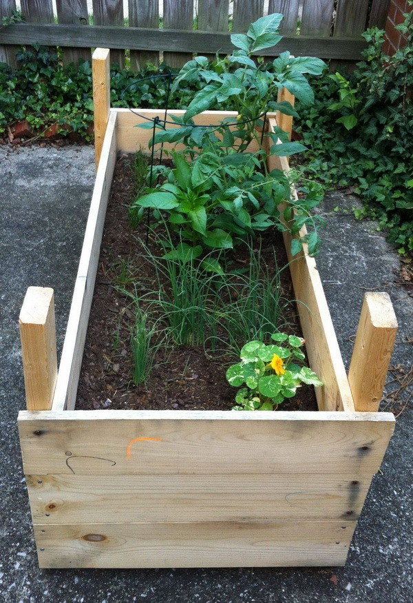 How To Build a Raised Garden Planter Bed Gardening Project DIY
