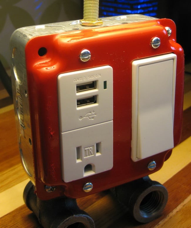 Build a Lamp Combo USB Charger Easy Fun DIY