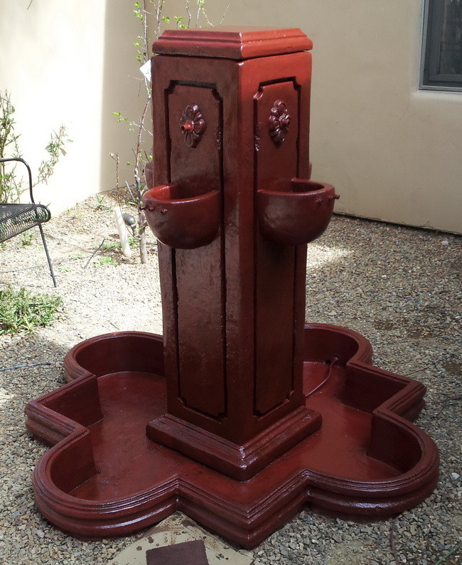 How to Antique an Outdoor Fountain