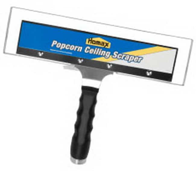 How to Remove Popcorn Texture from a Ceiling that has been Painted Step
