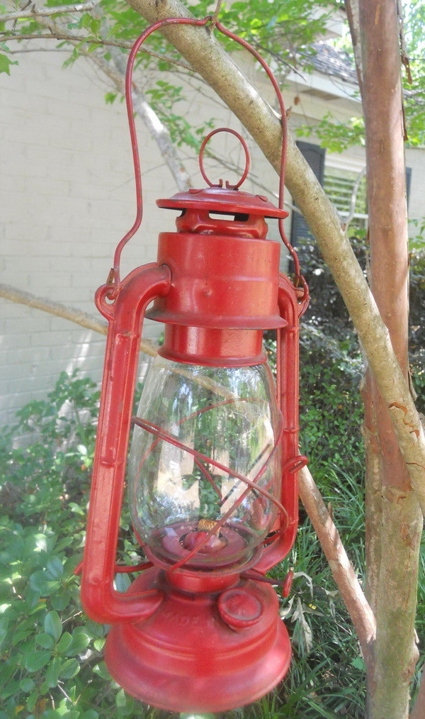 How To Make A Lamp Out Of An Oil Burning Lantern