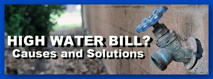 High Water Bill? Causes and Solutions