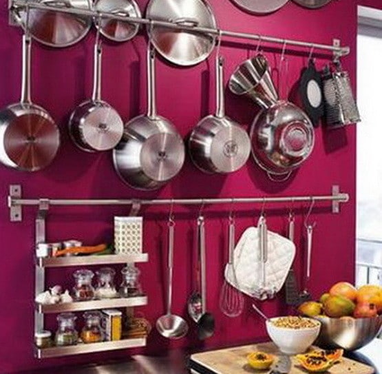 Kitchen Railing Storage Ideas Kitchen Organization