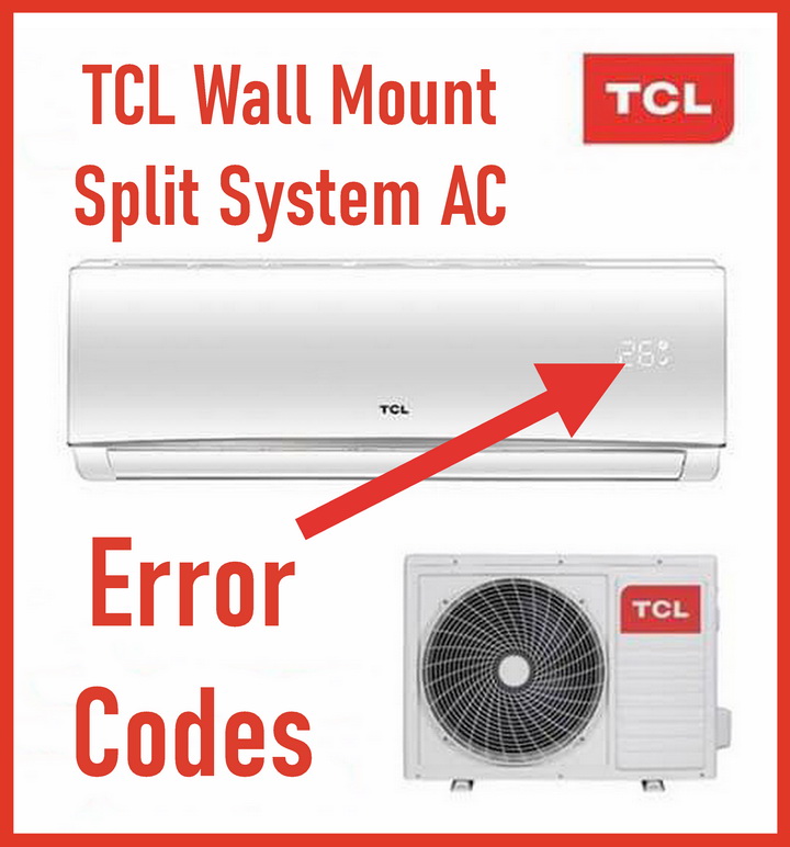 TCL Split System AC Error Codes
