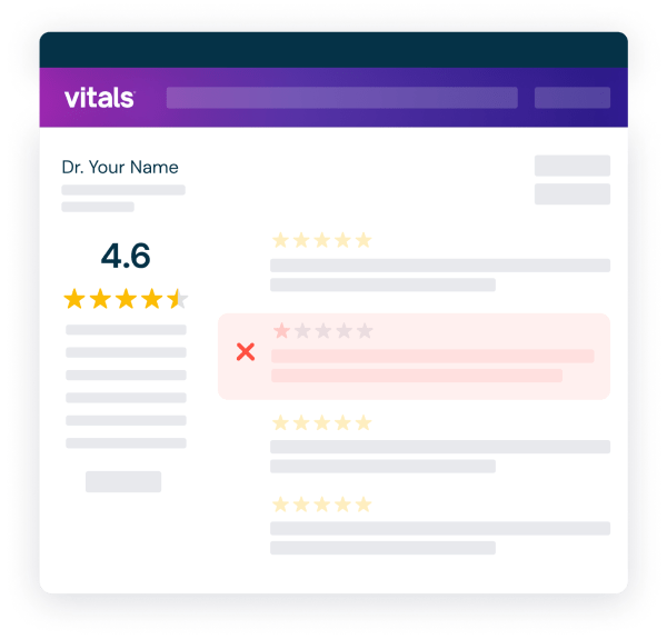 Remove Vitals Reviews Permanently Removed or You Don't Pay