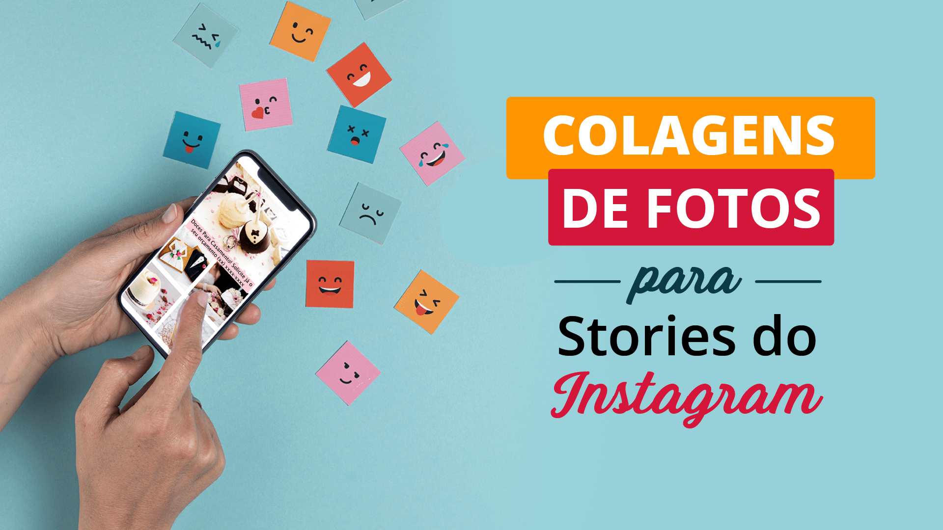 Como fazer colagem de fotos no stories do instagram Renata Carbonero
