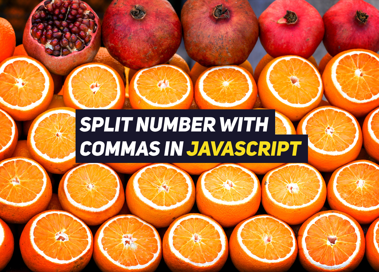 How to separate numbers with commas in JavaScript Renat Galyamov