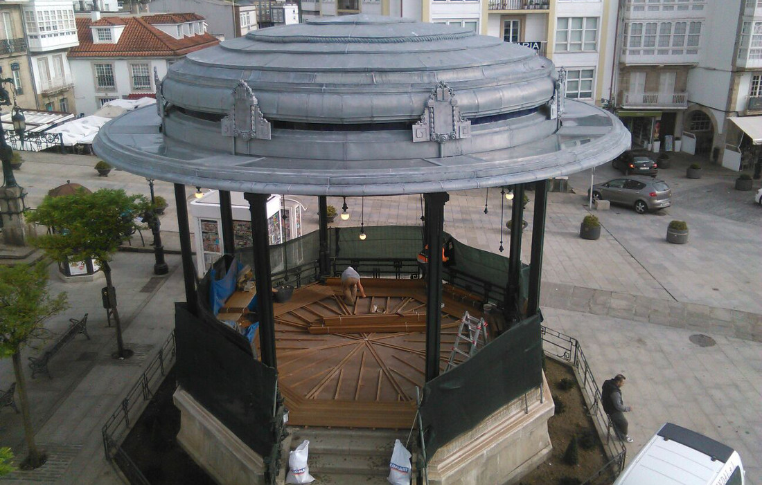 Rehabilitación de Palco de Música en Betanzos (A Coruña) Rendal