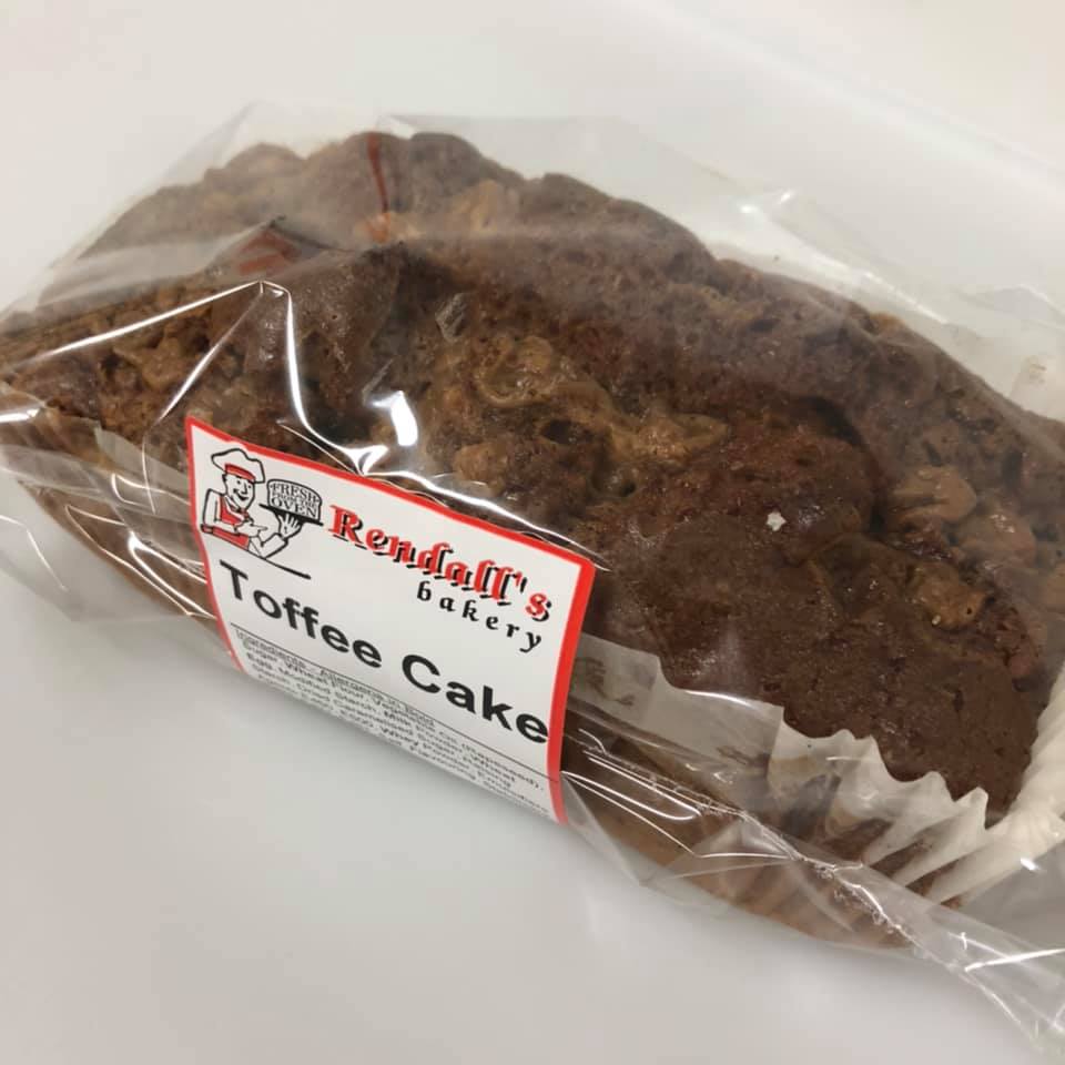 Toffee Loaf Cake Rendall's Bakery Ltd