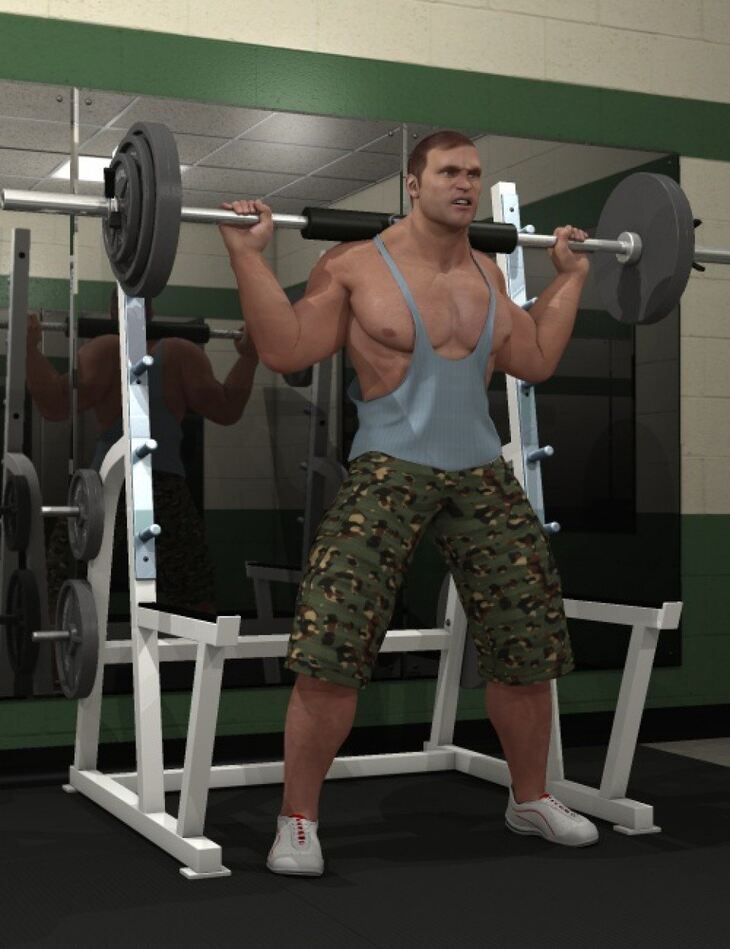 Free Weight Gym and Poses RenderState