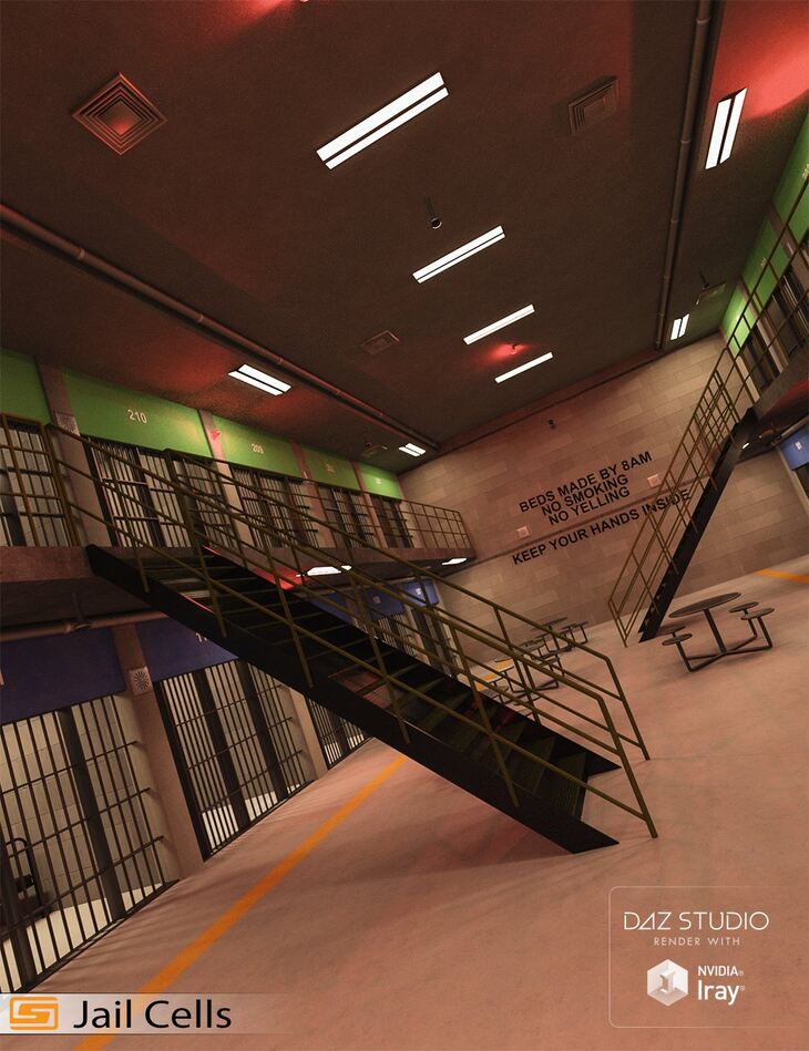 Jail Cell Block RenderState
