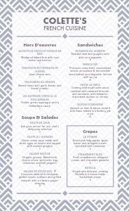 French Dinner Menu Design Template by MustHaveMenus