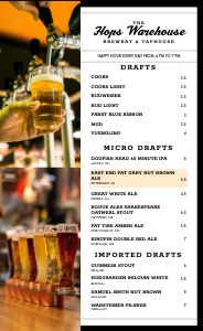 Brewery Beer Menu Design Template by MustHaveMenus