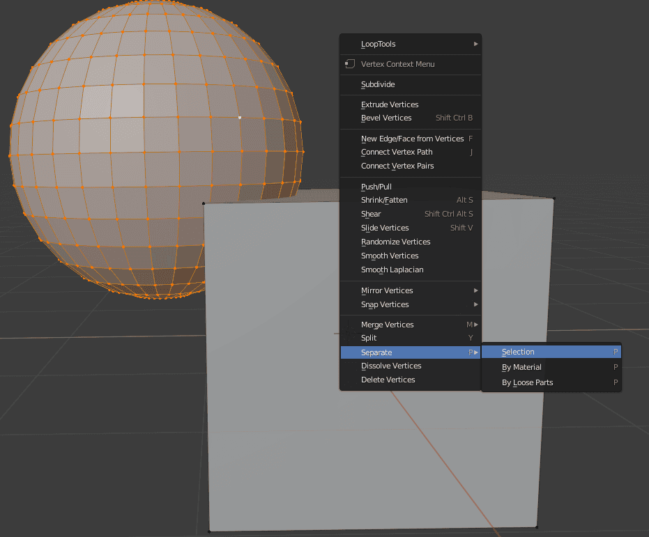 Как сделать merge в blender