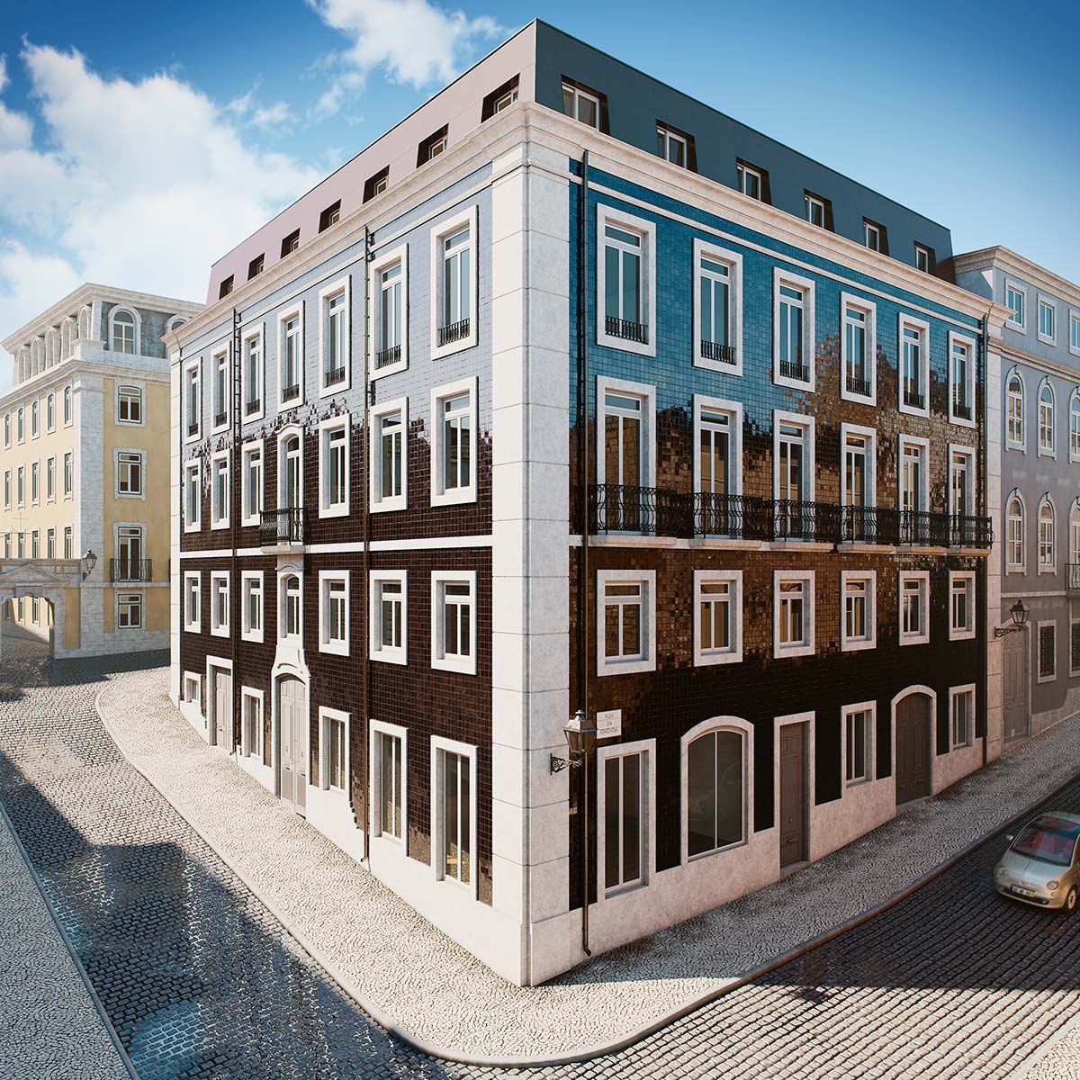 Architectural Rendering Architectural rendering apartments in Lisbon