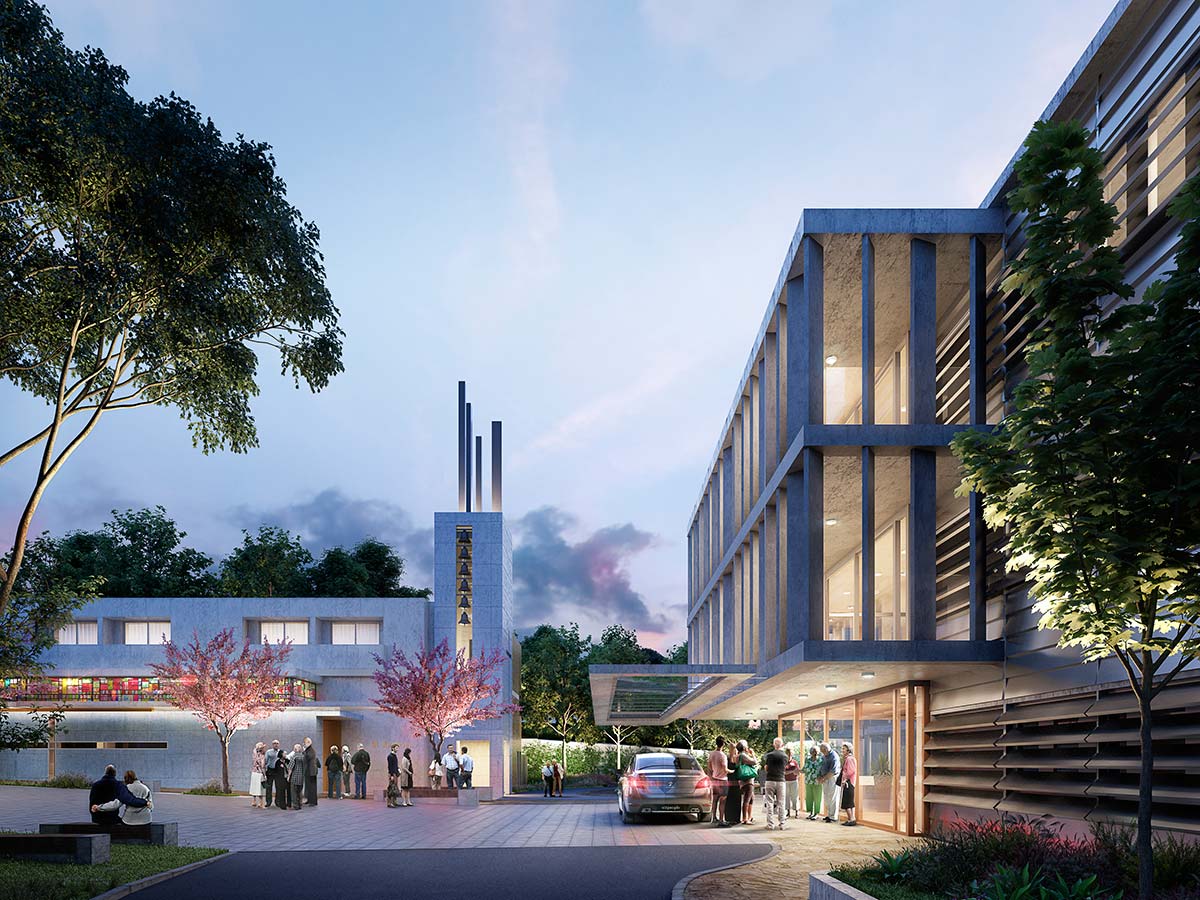 Architectural Rendering Architectural rendering St Hedwig in Sydney