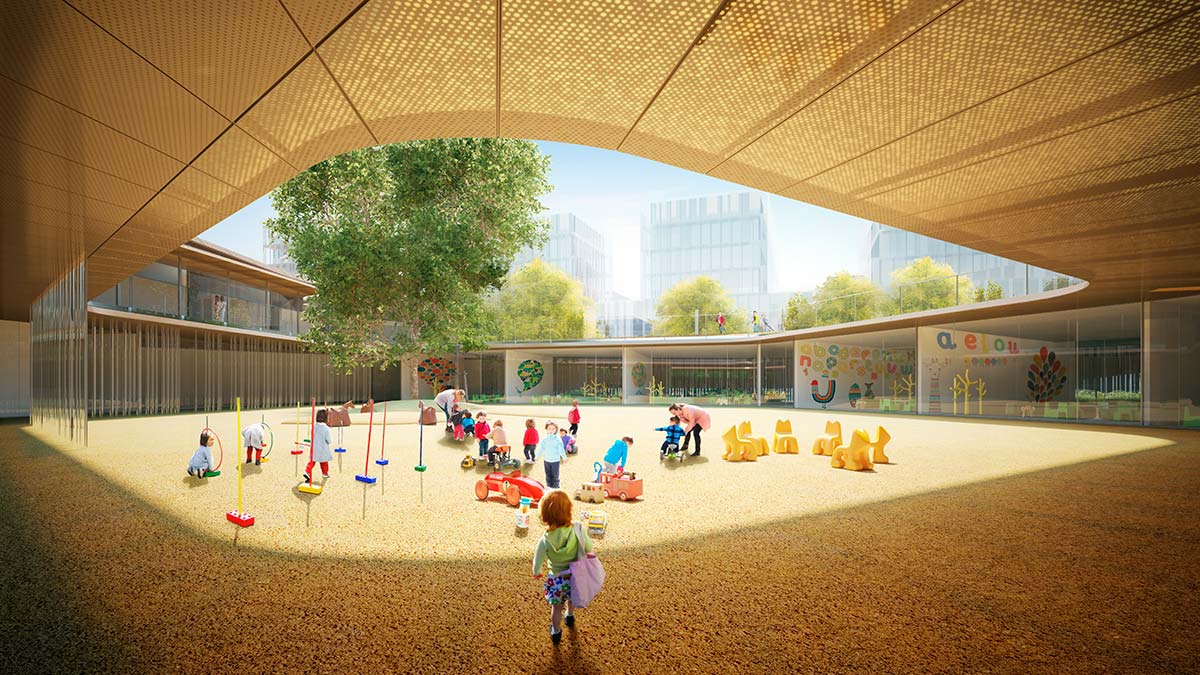Architectural Rendering Architectural visualization of elementary