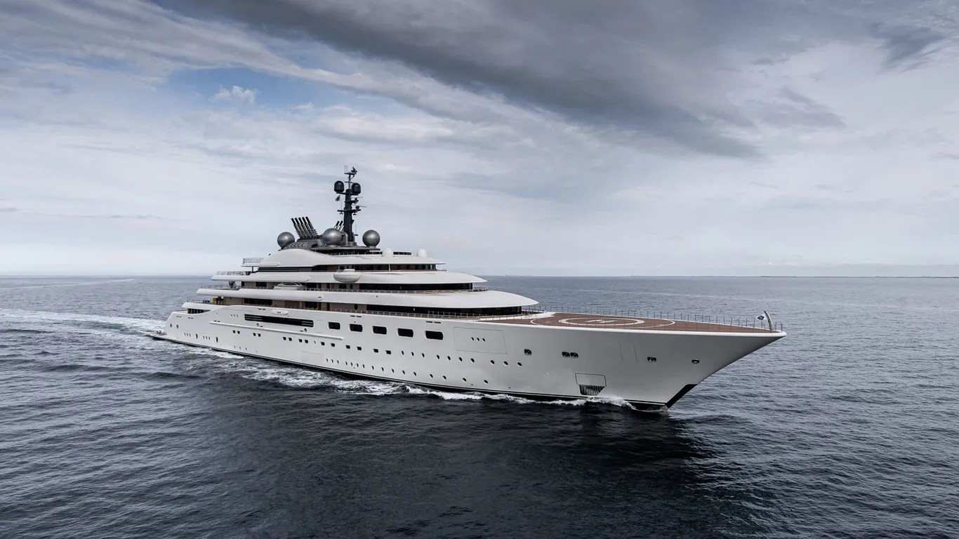 Blue 160m Lürssen superyacht delivered Rendevous Yachts