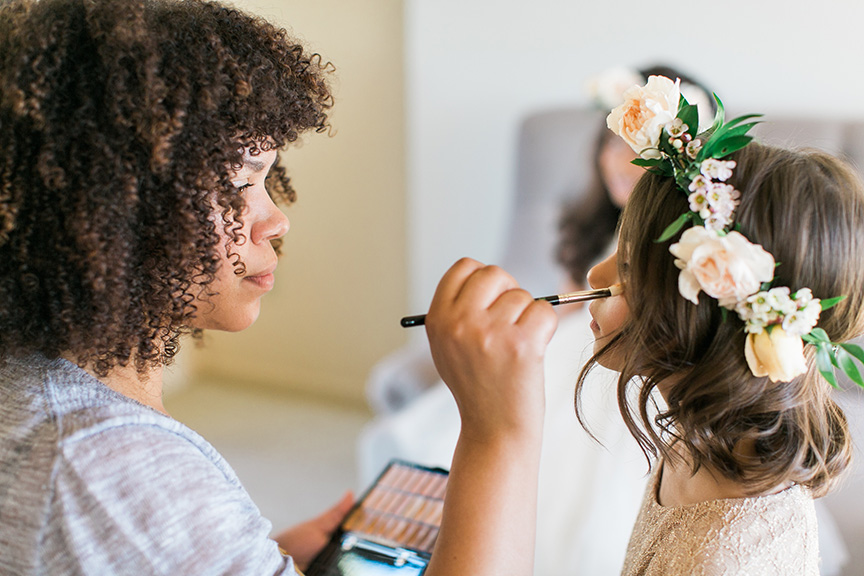Spring Wedding Flower Girls Renée Loiz Makeup