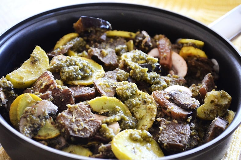Zucchini and Eggplant Paleo Pesto Paleo Pesto