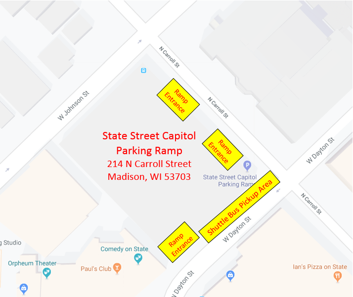 Parking for the 2020 Wisconsin Agricultural Outlook Forum Renk